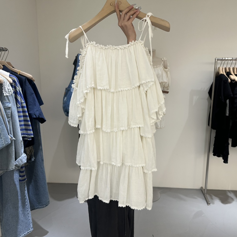 VAULT韓國直郵女裝新品25春夏真品休閑時尚推薦連衣裙含腰包VAULT連衣裙圖色2