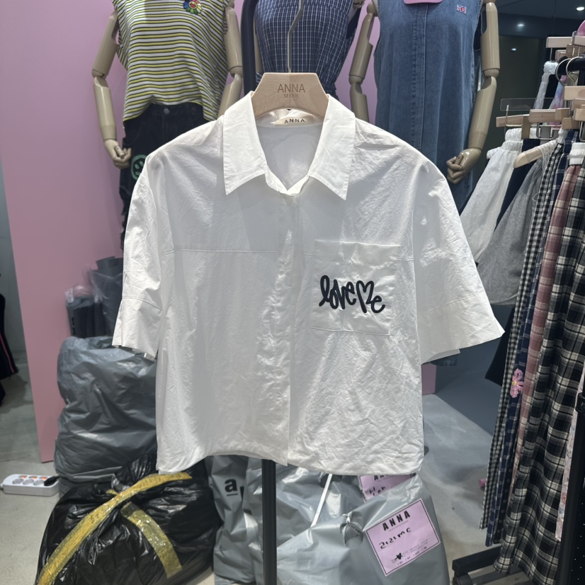 ANNA東大門代購女裝新品真品熱賣推薦25春夏職業襯衫蕾絲衫ANNA襯衫/蕾絲衫