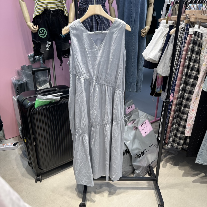 ANNA東大門代購女士新品時尚25春夏人氣推薦休閑真品連衣裙ANNA連衣裙