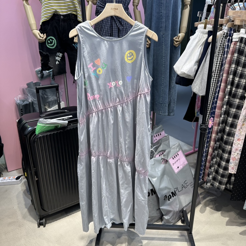 ANNA東大門代購女士新品時尚25春夏人氣推薦休閑真品連衣裙ANNA連衣裙圖色2