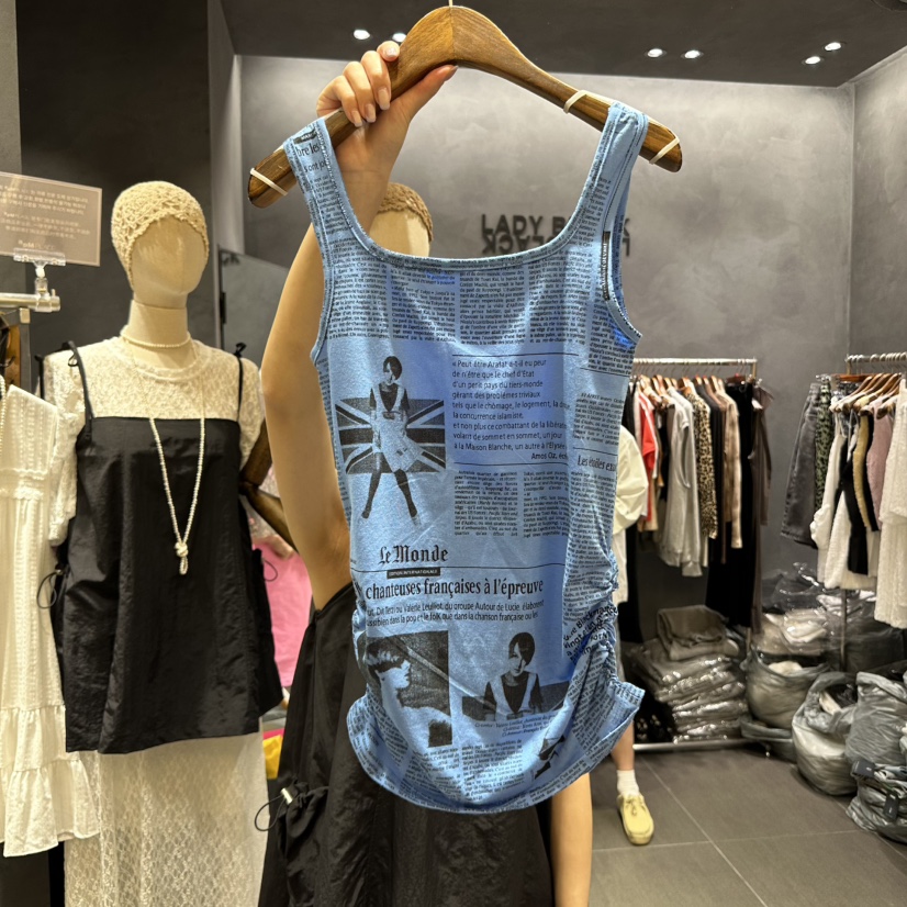 LADYBLACK東大門直郵女士新品25春夏真品推薦人氣休閑吊帶背心LADYBLACK吊帶/背心