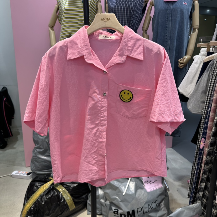 ANNA東大門代購女裝新款真品人氣熱賣職業休閑推薦襯衫蕾絲衫ANNA襯衫/蕾絲衫圖色3