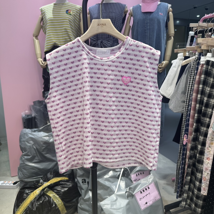 ANNA東大門實拍女士新款真品時尚熱賣推薦職業休閑吊帶背心ANNA吊帶/背心圖色2