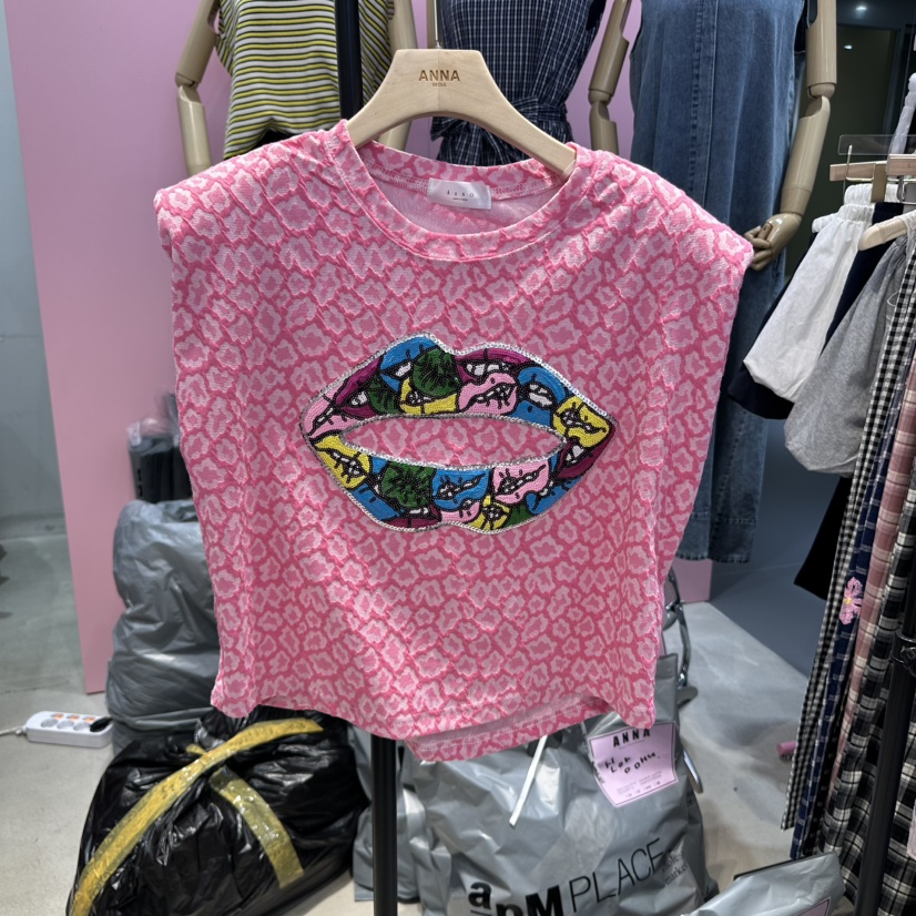 ANNA韓國直郵女士新款職業推薦真品25春夏人氣時尚吊帶背心ANNA吊帶/背心