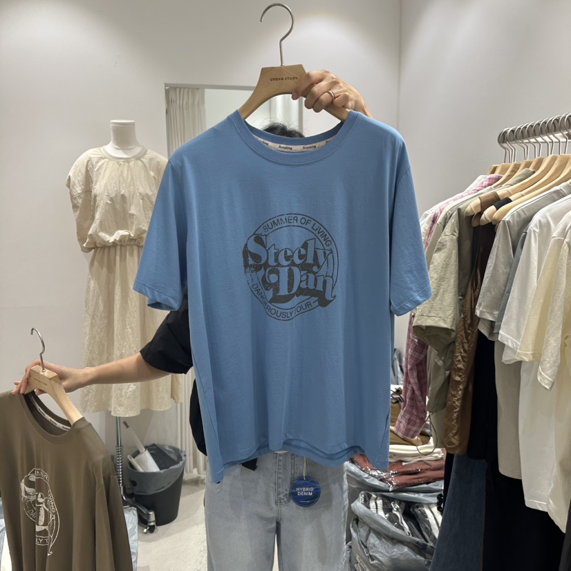 URBANSTORY/REMAKING東大門實拍女士新品人氣休閑推薦職業T恤Remaking/URBANSTORYT恤圖色1