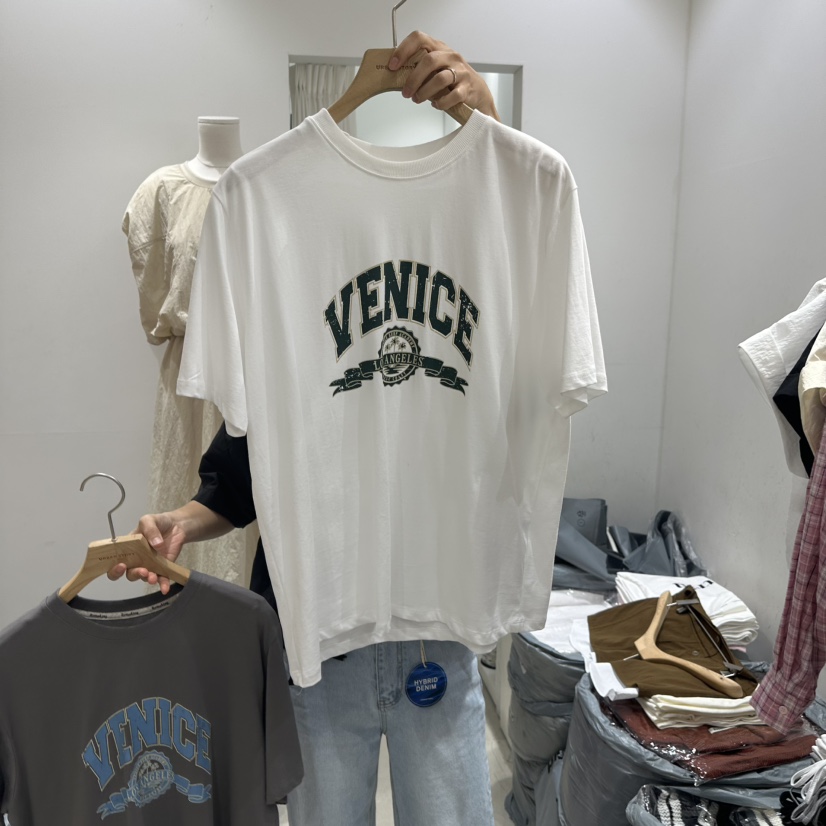 URBANSTORY/REMAKING韓國代購女士新品熱賣真品人氣25春夏T恤Remaking/URBANSTORYT恤圖色2
