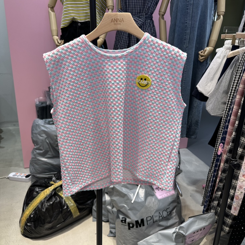 ANNA東大門代購女士新款休閑推薦熱賣人氣時尚職業吊帶背心ANNA吊帶/背心圖色2