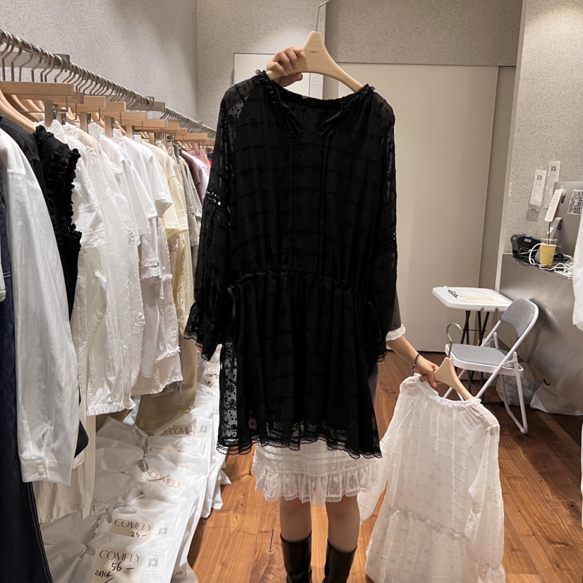 COMELY東大門實拍女裝新品推薦休閑25春夏時尚真品熱賣連衣裙COMELY連衣裙圖色2