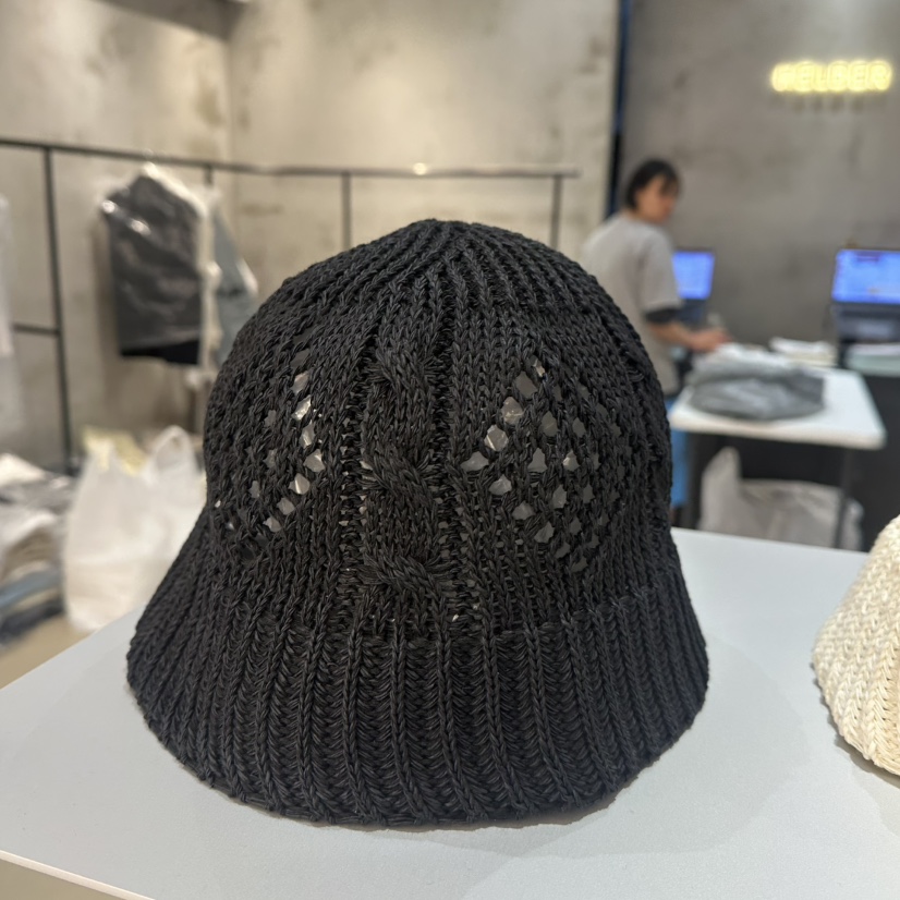 HELDER-P韓國直郵女裝新品休閑25春夏真品帽子鉤針編織漁夫帽HELDER帽子圖色2