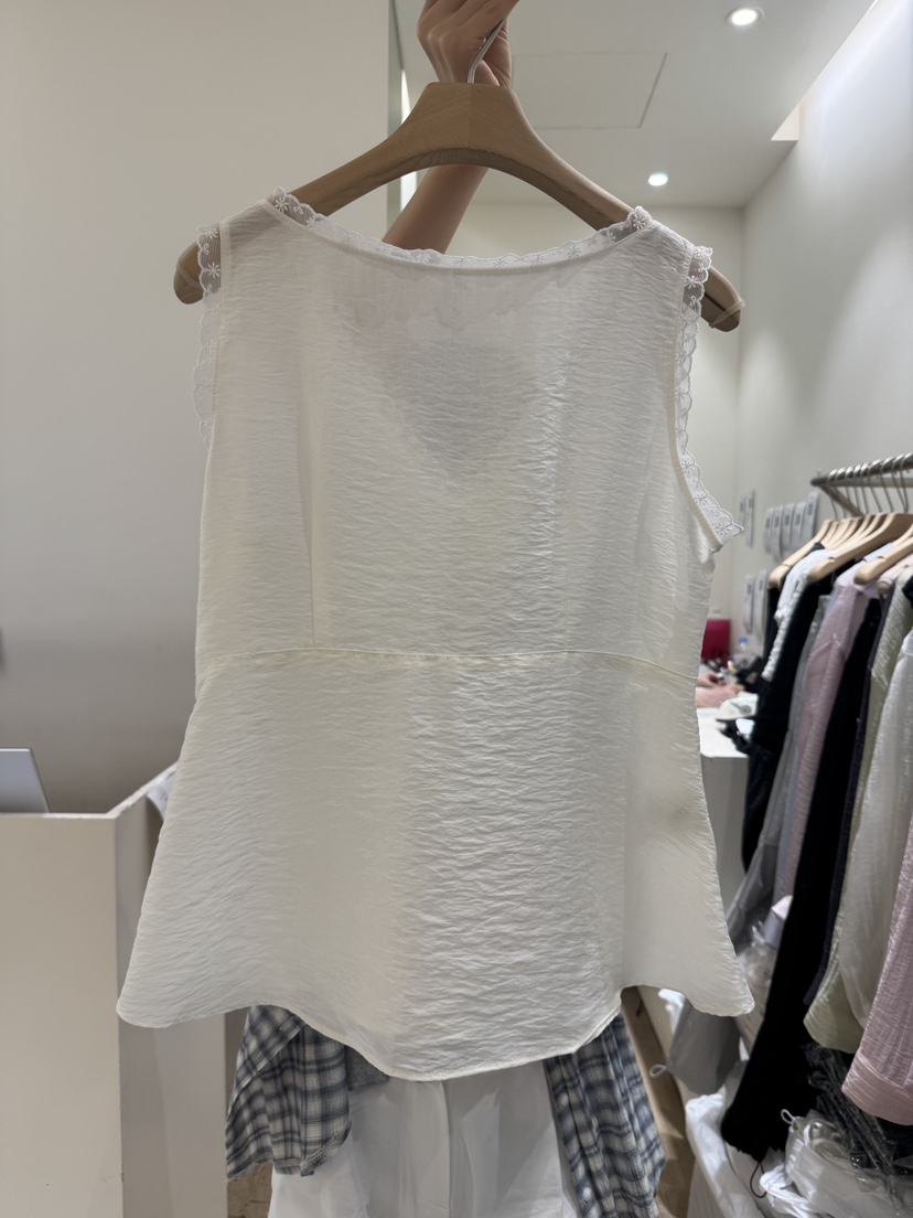 FLOWER-L韓國直郵女士新品真品休閑人氣25春夏熱賣吊帶背心FLOWER吊帶/背心