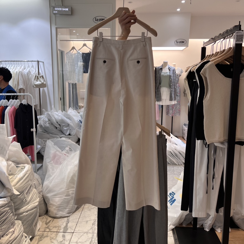 LA MAGIE FEMME韓國直郵女裝新品25春夏休閑推薦時尚休閑褲Lamagie Femme休閑褲