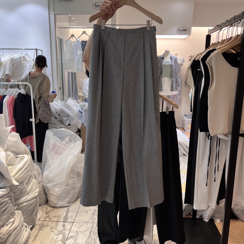 LA MAGIE FEMME韓國直郵女裝新品25春夏休閑推薦時尚休閑褲Lamagie Femme休閑褲圖色2