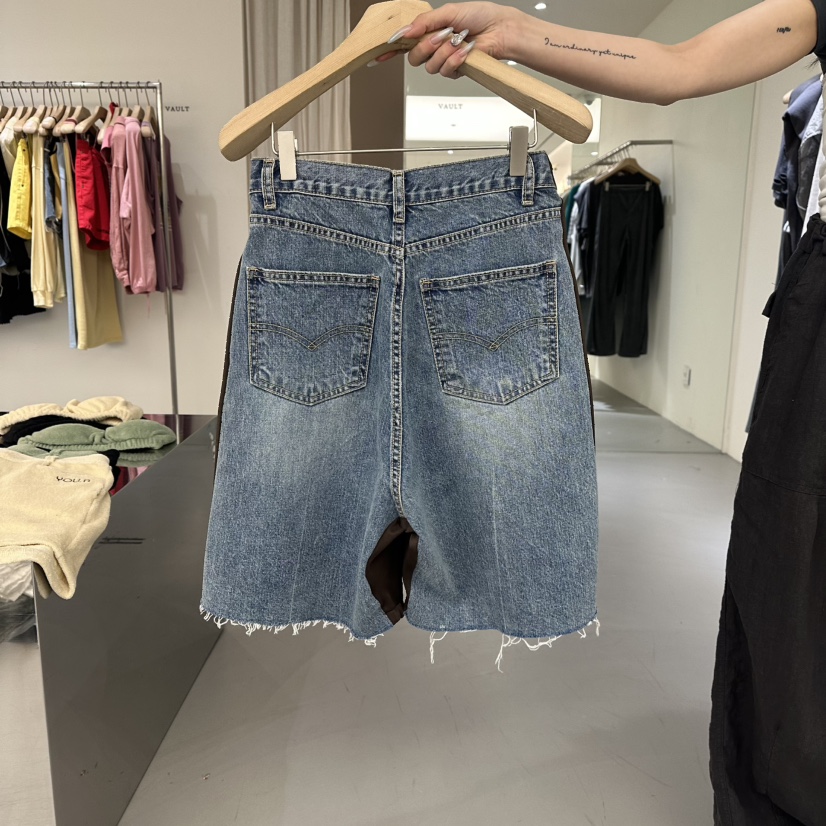 VAULT韓國代購女裝新品推薦25春夏休閑人氣職業真品時尚短褲VAULT短褲