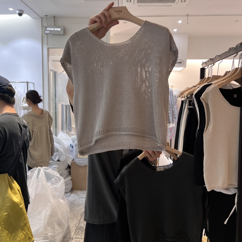 LA MAGIE FEMME韓國直郵女士新品熱賣推薦時尚真品針織衫Lamagie Femme針織衫圖色2