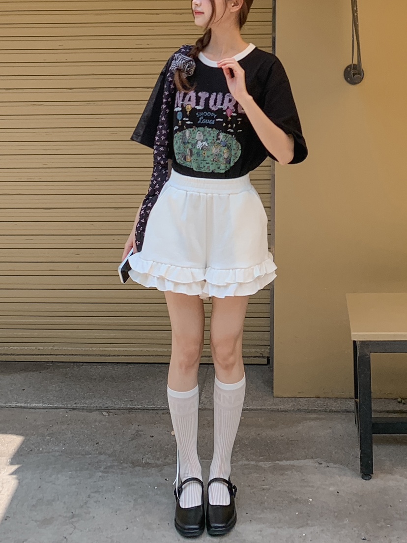 HEXX東大門代購女士新款時尚休閑熱賣職業25春夏真品推薦短褲THE HEXX短褲