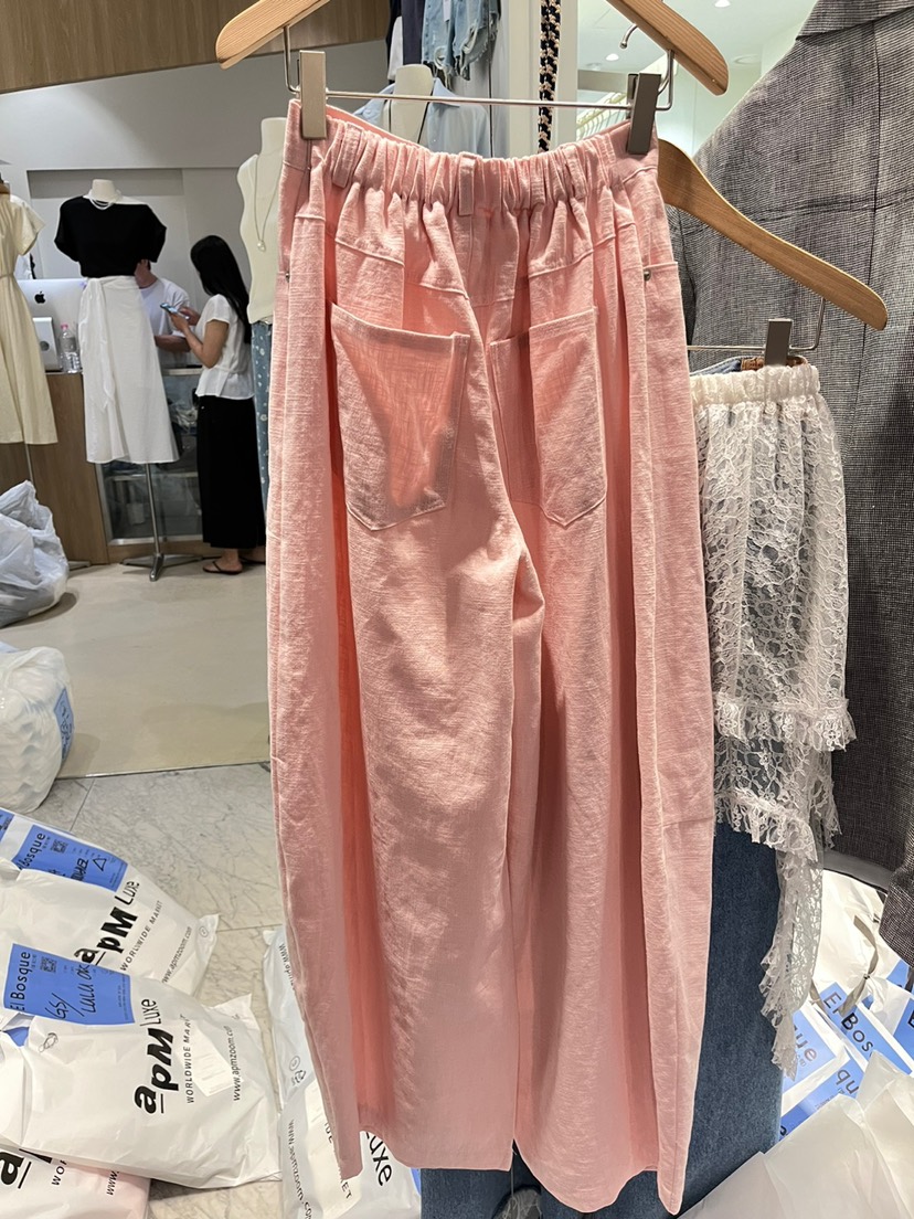 EL BOSQUE東大門代購女裝新品休閑25春夏人氣推薦時尚休閑褲EL BOSQUE休閑褲