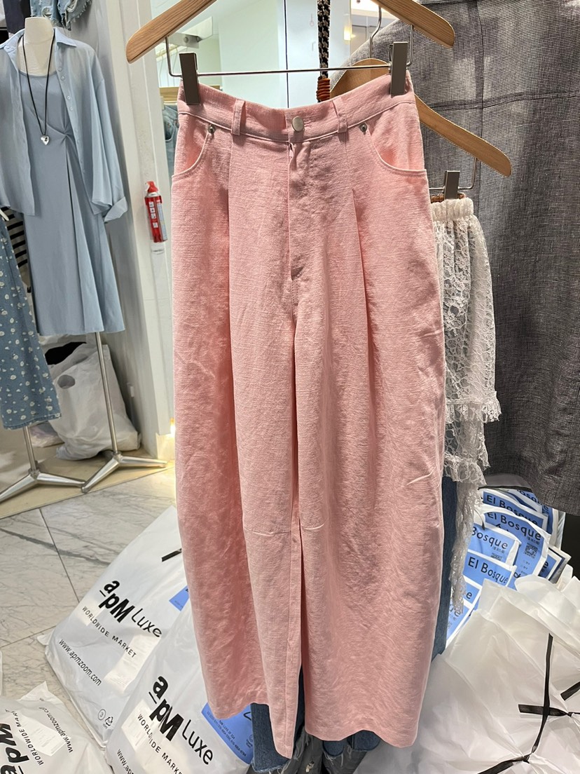 EL BOSQUE東大門代購女裝新品休閑25春夏人氣推薦時尚休閑褲EL BOSQUE休閑褲