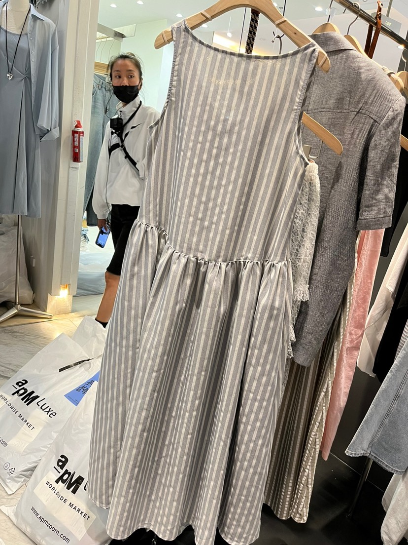 EL BOSQUE韓國代購女裝新品休閑職業真品25春夏推薦連衣裙EL BOSQUE連衣裙
