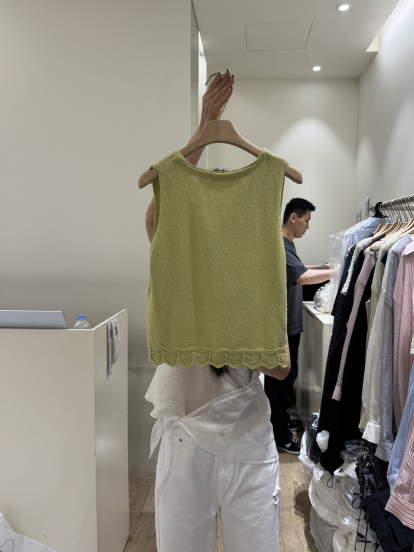 FLOWER-L東大門代購女士新品推薦人氣真品休閑25春夏吊帶背心FLOWER吊帶/背心