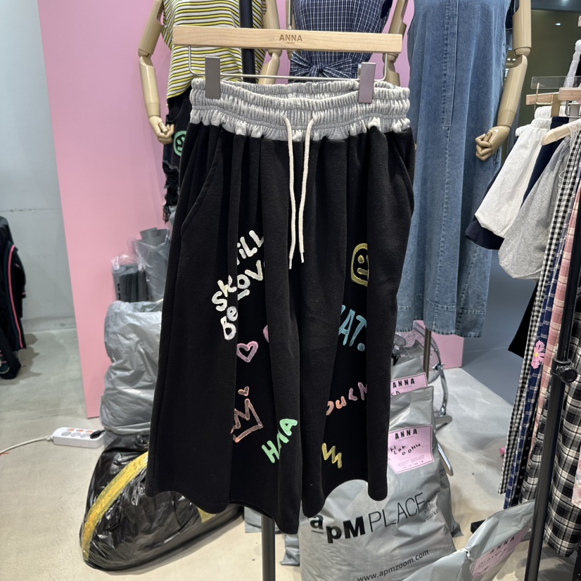 ANNA韓國代購女士新款時尚真品人氣熱賣25春夏推薦休閑短褲ANNA短褲圖色2