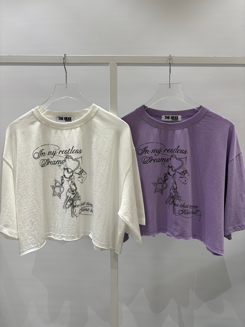 HEXX韓國直郵女裝新品時尚職業推薦人氣真品休閑25春夏熱賣T恤THE HEXXT恤