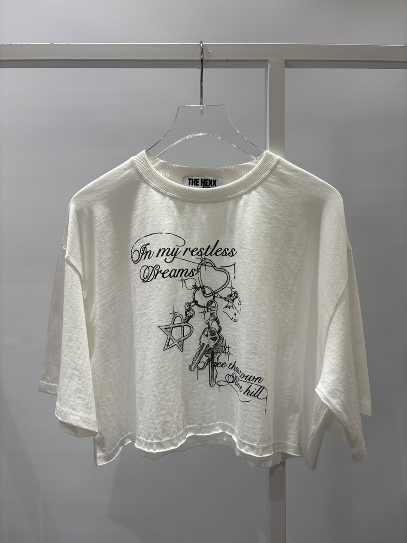 HEXX韓國直郵女裝新品時尚職業推薦人氣真品休閑25春夏熱賣T恤THE HEXXT恤