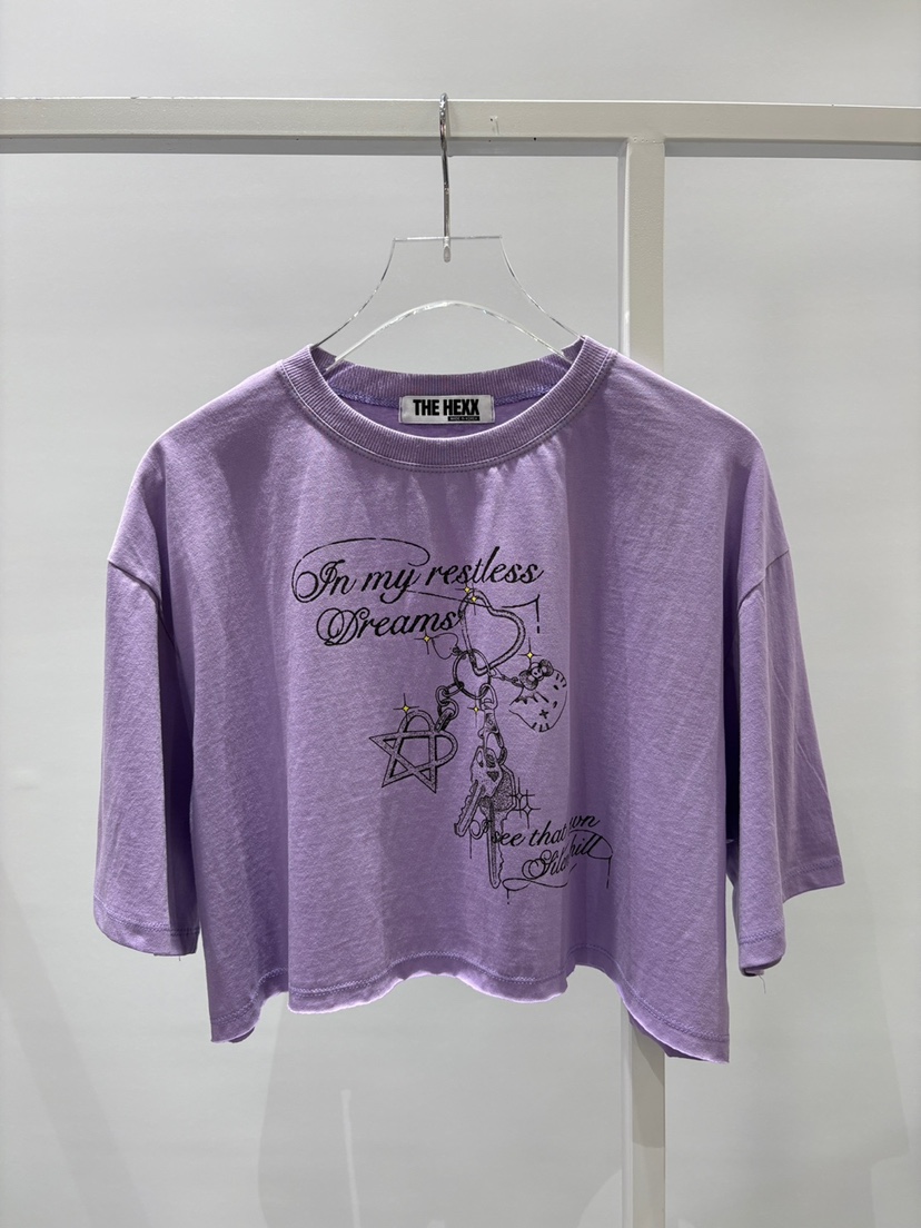 HEXX韓國直郵女裝新品時尚職業推薦人氣真品休閑25春夏熱賣T恤THE HEXXT恤圖色2