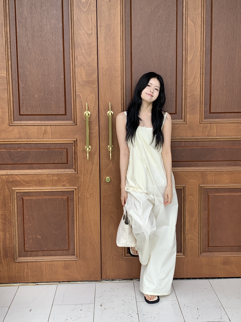 LOGARDEN韓國代購女士新款推薦25春夏人氣休閑背帶褲不含內搭LO GARDEN背帶褲