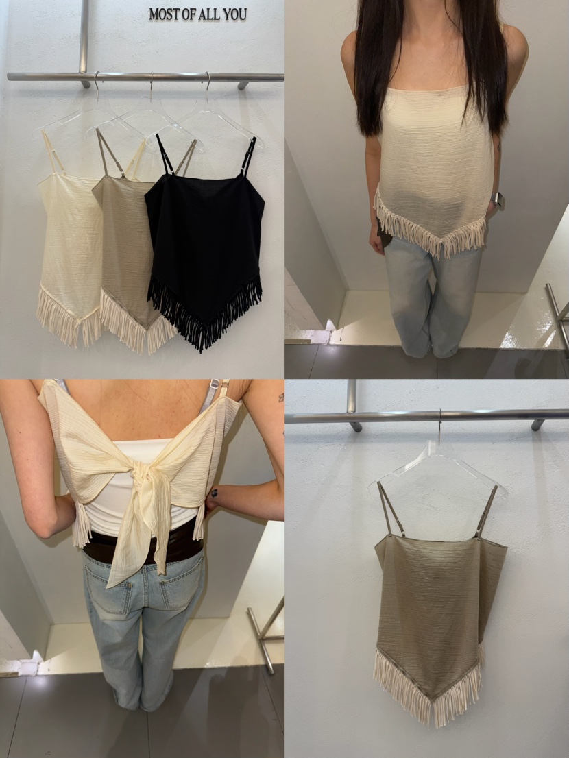 MOST OF ALL U東大門代購女裝新品休閑熱賣真品吊帶背心MOST OF ALL U吊帶/背心