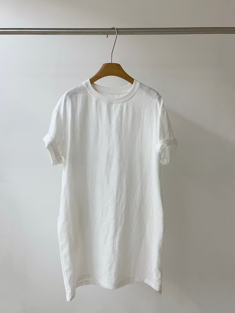 OLA東大門實拍女裝新品25春夏時尚職業真品推薦熱賣連衣裙亞麻mellor/OLA連衣裙