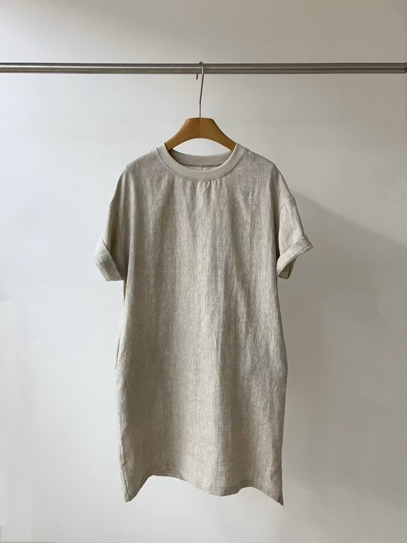 OLA東大門實拍女裝新品25春夏時尚職業真品推薦熱賣連衣裙亞麻mellor/OLA連衣裙