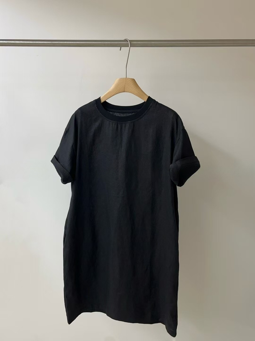 OLA東大門實拍女裝新品25春夏時尚職業真品推薦熱賣連衣裙亞麻mellor/OLA連衣裙