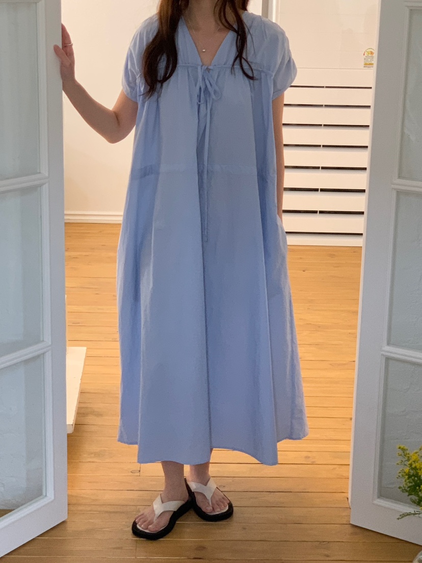 PLANTS ON GRAY韓國代購女士新款休閑25春夏熱賣人氣連衣裙PLANTS ON GRAY連衣裙