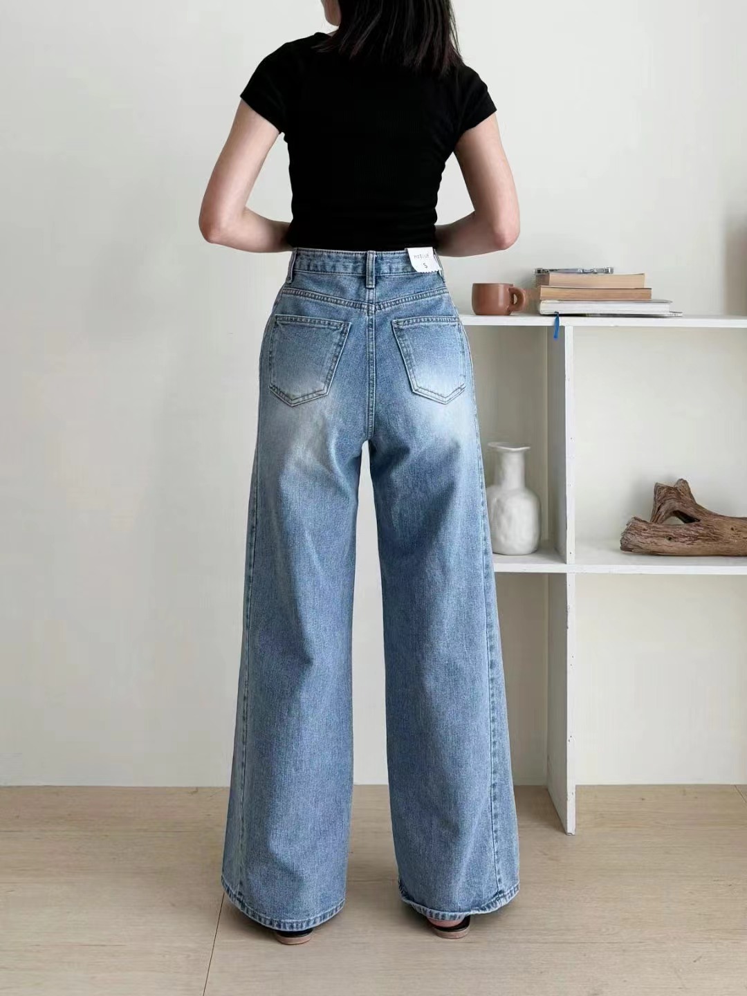 M BLUE韓國代購女裝新品休閑職業熱賣真品推薦人氣時尚牛仔褲M BLUE牛仔褲
