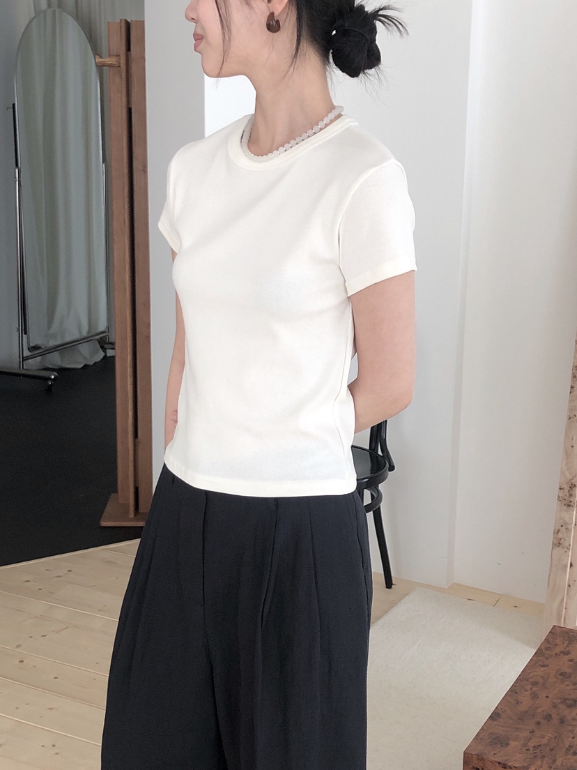 LE BUTTER東大門直郵女裝新品25春夏職業真品熱賣時尚人氣T恤LE BUTTERT恤
