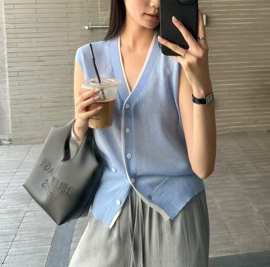 OLA東大門代購女裝新款推薦人氣25春夏休閑職業時尚熱賣馬甲mellor/OLA馬甲