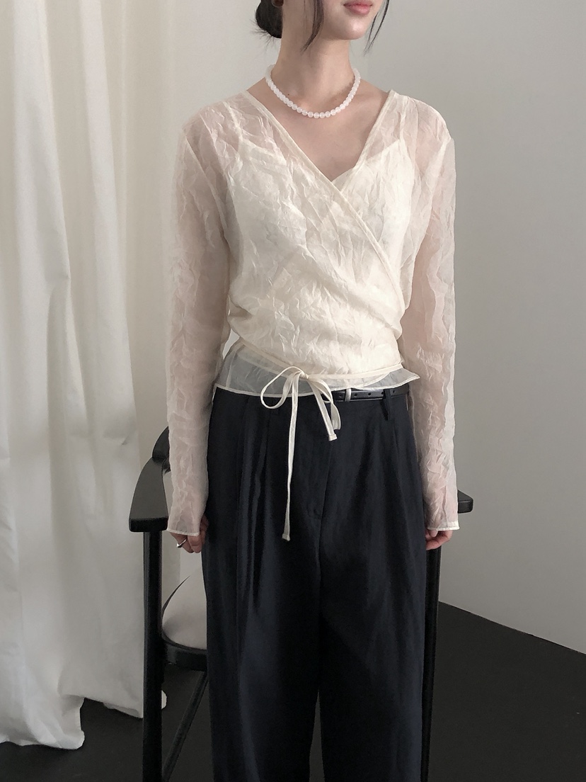 LE BUTTER東大門直郵女裝新品休閑真品襯衫蕾絲衫不含內搭LE BUTTER襯衫/蕾絲衫