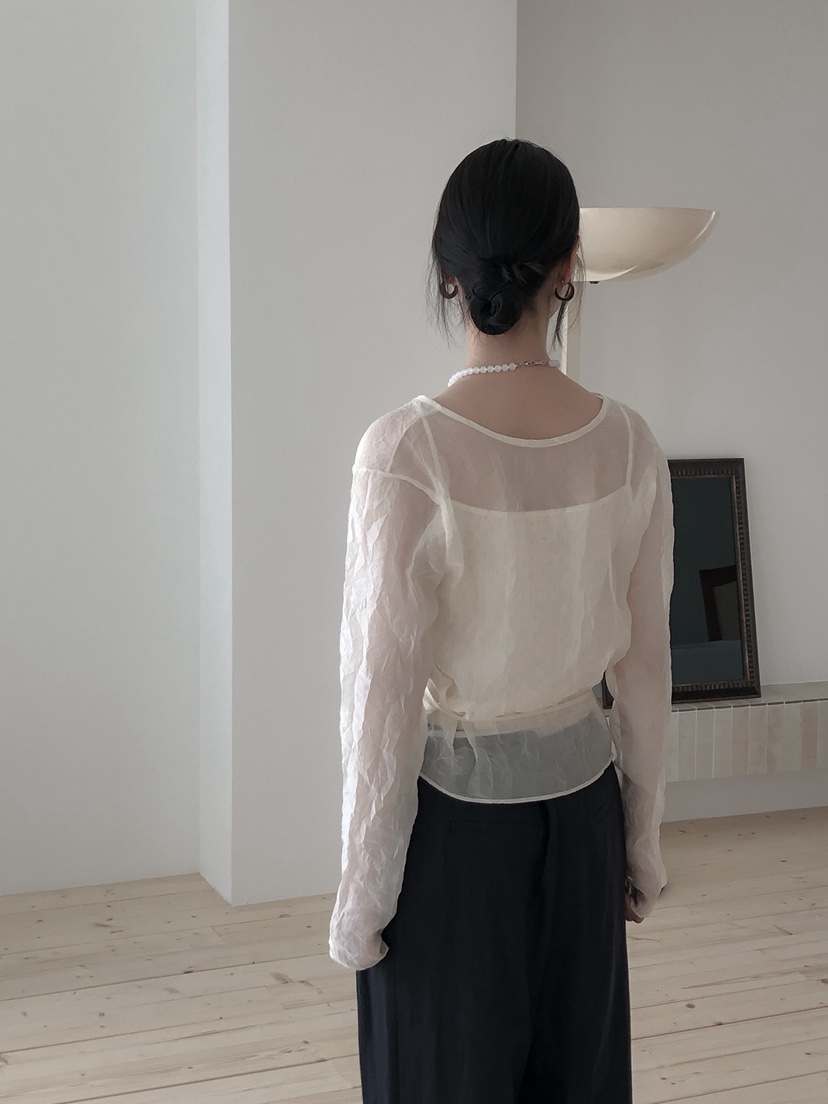 LE BUTTER東大門直郵女裝新品休閑真品襯衫蕾絲衫不含內搭LE BUTTER襯衫/蕾絲衫