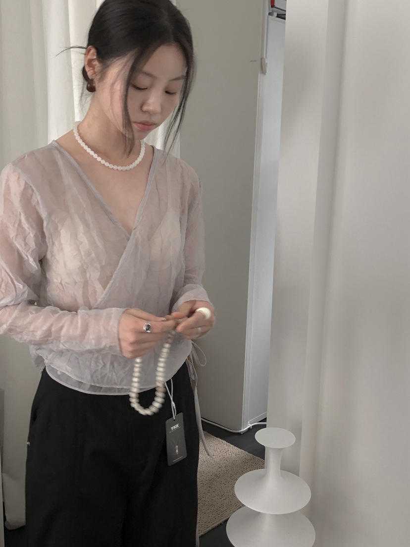 LE BUTTER東大門直郵女裝新品休閑真品襯衫蕾絲衫不含內搭LE BUTTER襯衫/蕾絲衫