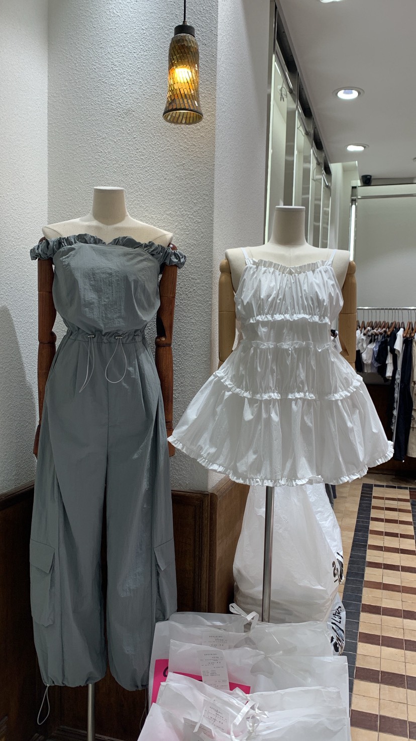 2TWO MOON東大門代購女士新款熱賣人氣職業25春夏真品背帶褲2TWO MOON背帶褲