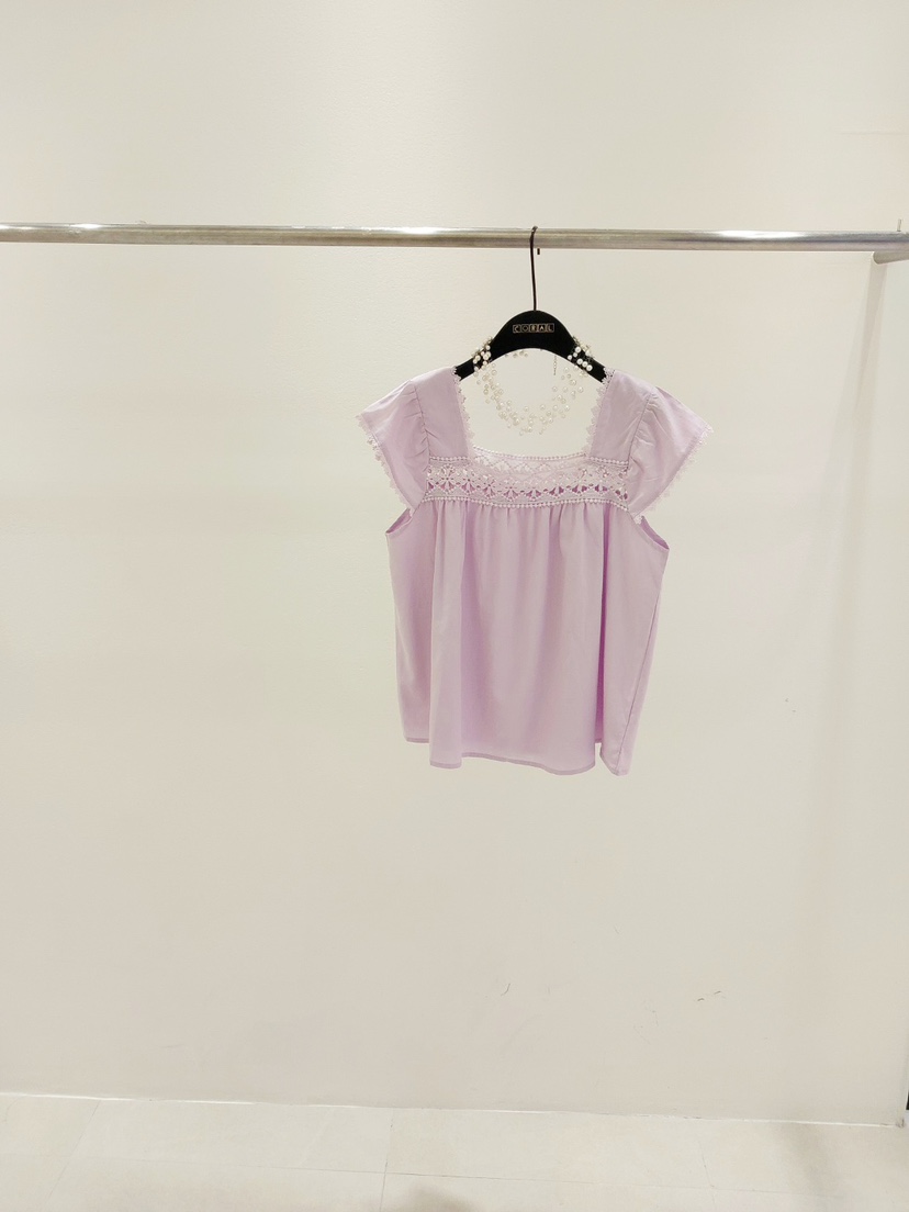 CORAL東大門直郵女士新品25春夏真品推薦人氣時尚襯衫蕾絲衫CORAL襯衫/蕾絲衫