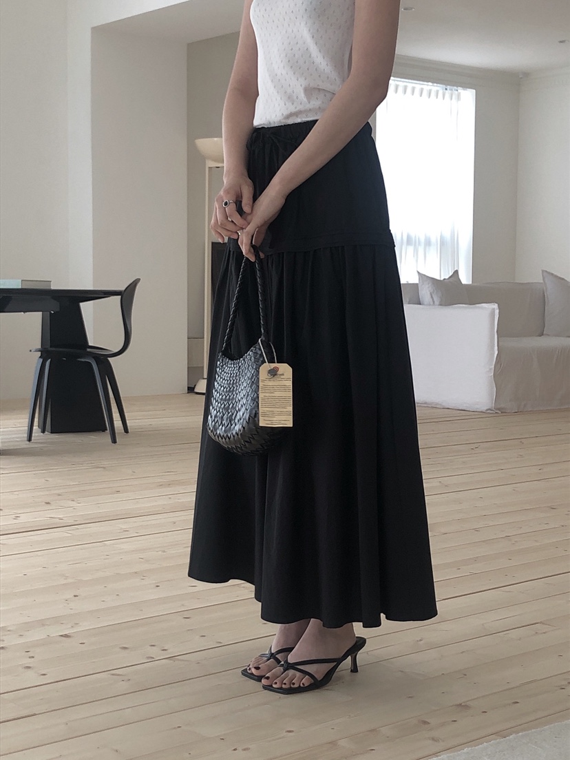 LE BUTTER東大門實拍女士新品25春夏時尚休閑人氣熱賣長裙LE BUTTER長裙