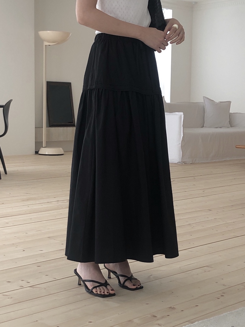 LE BUTTER東大門實拍女士新品25春夏時尚休閑人氣熱賣長裙LE BUTTER長裙