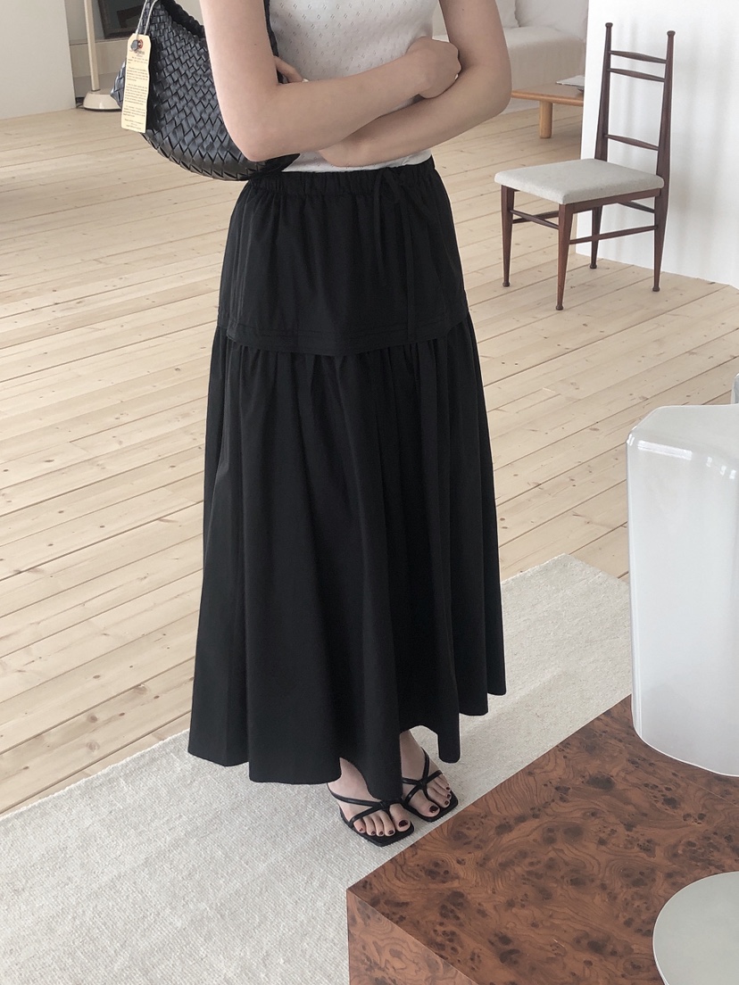 LE BUTTER東大門實拍女士新品25春夏時尚休閑人氣熱賣長裙LE BUTTER長裙圖色2