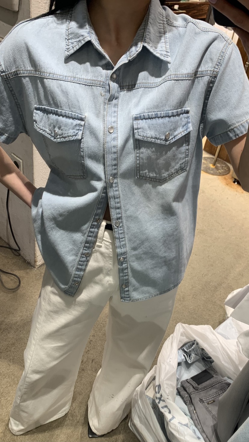 2TWO MOON韓國直郵女士新款25春夏休閑推薦真品襯衫蕾絲衫2TWO MOON襯衫/蕾絲衫