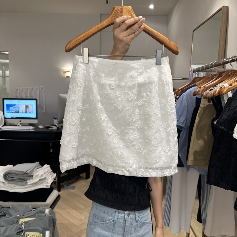 BRUSH-P韓國代購女裝新款休閑職業25春夏推薦熱賣人氣短裙BRUSH-P短裙