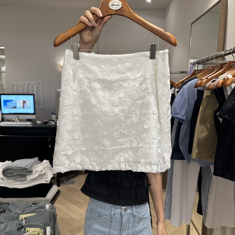 BRUSH-P韓國代購女裝新款休閑職業25春夏推薦熱賣人氣短裙BRUSH-P短裙