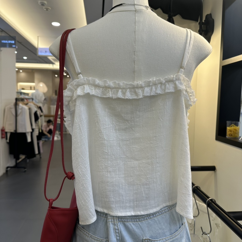 ARR東大門代購女裝新款真品休閑人氣25春夏職業熱賣吊帶背心ARR吊帶/背心