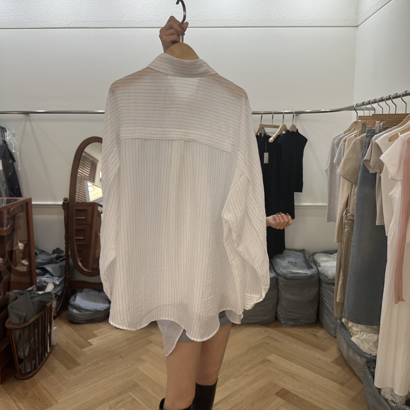 NOWHERE東大門實拍女士新品人氣25春夏真品時尚推薦襯衫蕾絲衫NOWHERE襯衫/蕾絲衫