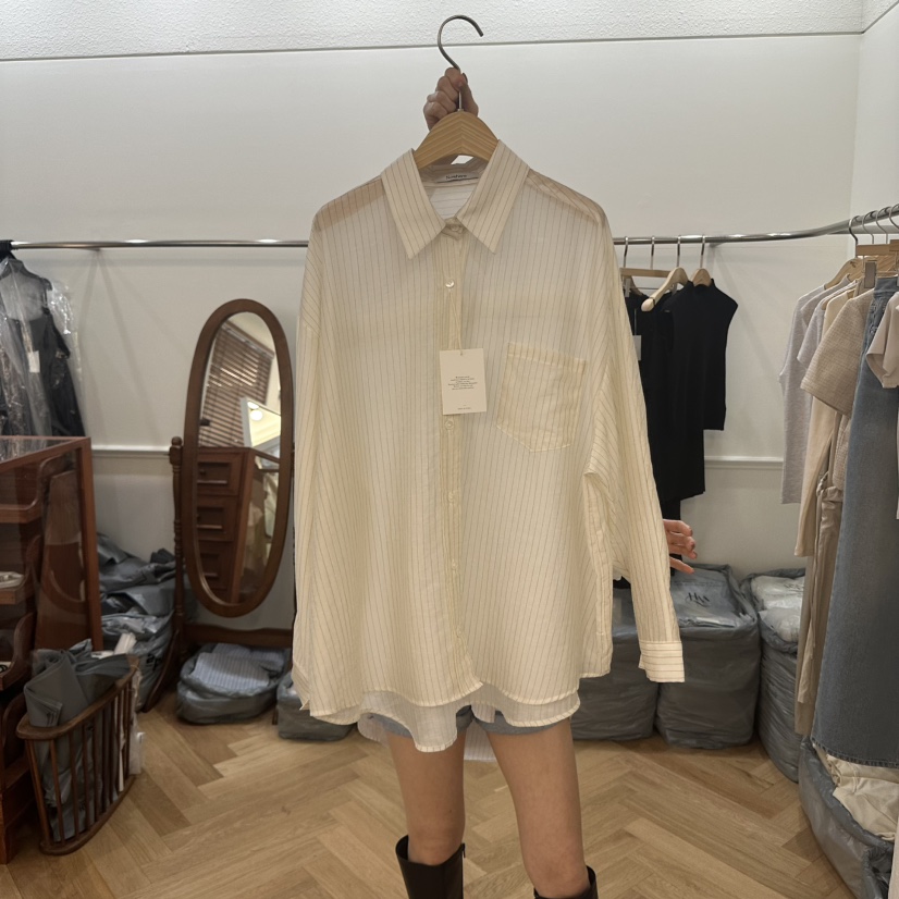NOWHERE東大門實拍女士新品人氣25春夏真品時尚推薦襯衫蕾絲衫NOWHERE襯衫/蕾絲衫